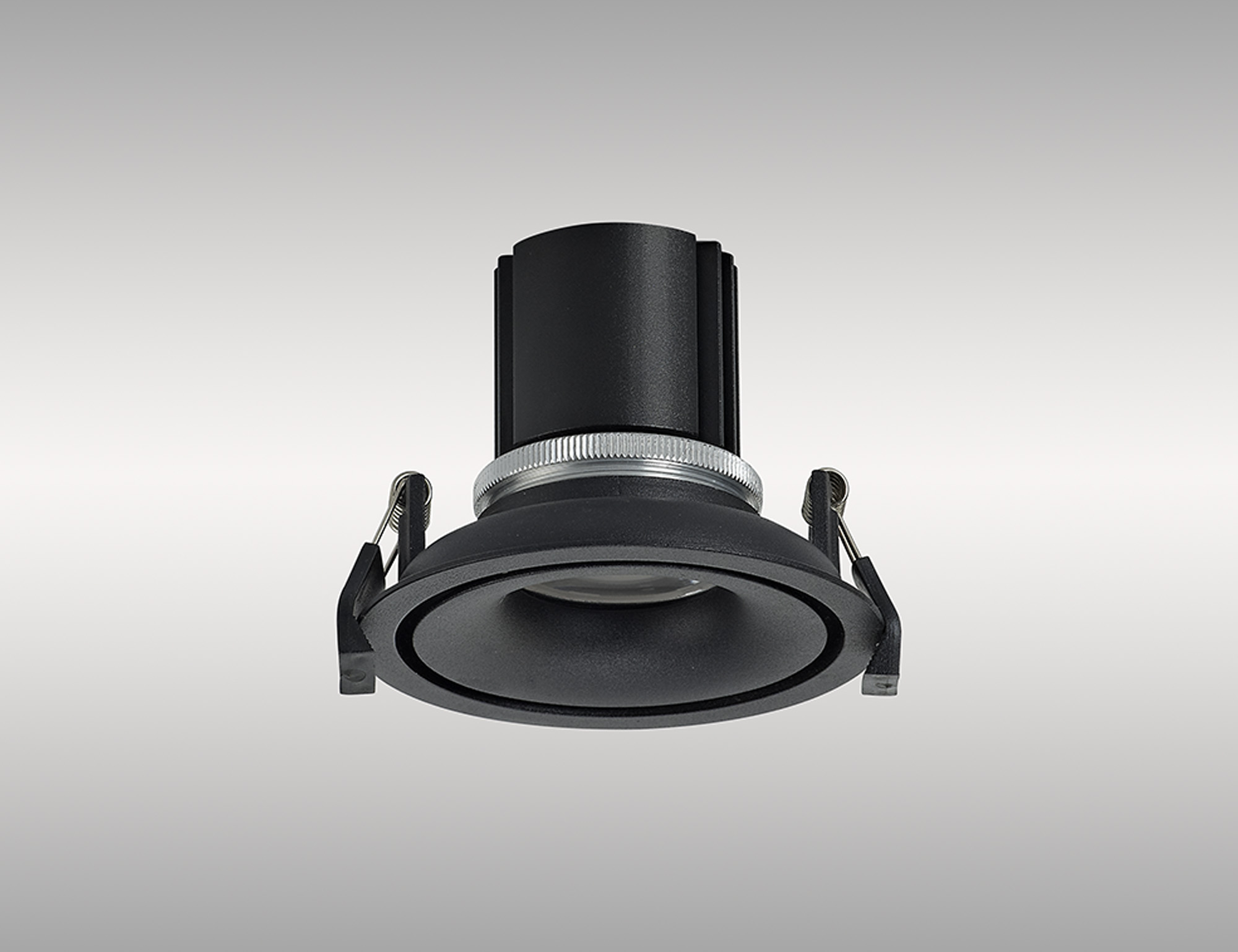 Bolor 9 Tridonic Powered 9W 3000K 840lm 24° CRI>90 LED Engine Black/Black Fixed Recessed Spotlight, IP20 DM202050  Dlux Bolor 9